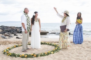 flower circle and matching bouquet